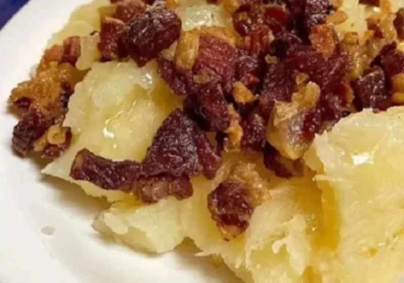 Macaxeira com Carne Moída